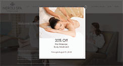 Desktop Screenshot of neroli-spa.com
